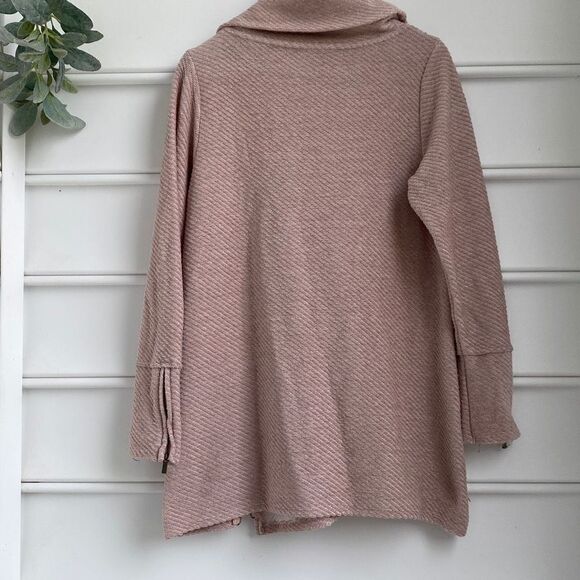 Soft Surroundings Puma Soft Pullover Roll-Neck Casual Tunic Top Mauve Size M - Picture 9 of 15